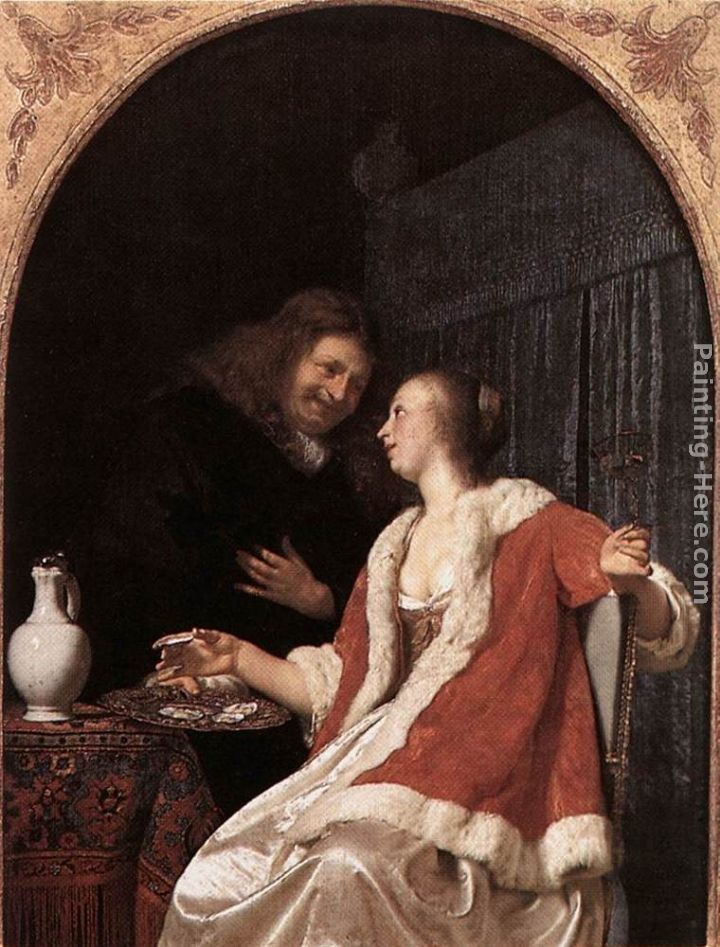 Frans van Mieris A meal of Oysters